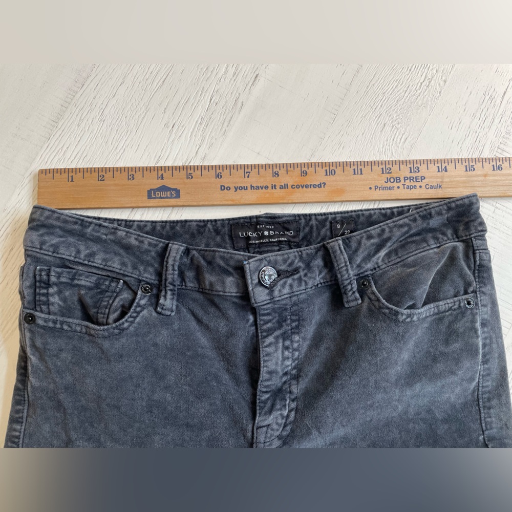 Women’s Lucky Brand Crushed Velvet Jeans Size 8/29 - Picture 8 of 8